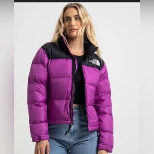 The North Face Kids Puffer Jacket in Purple and Black 🖤